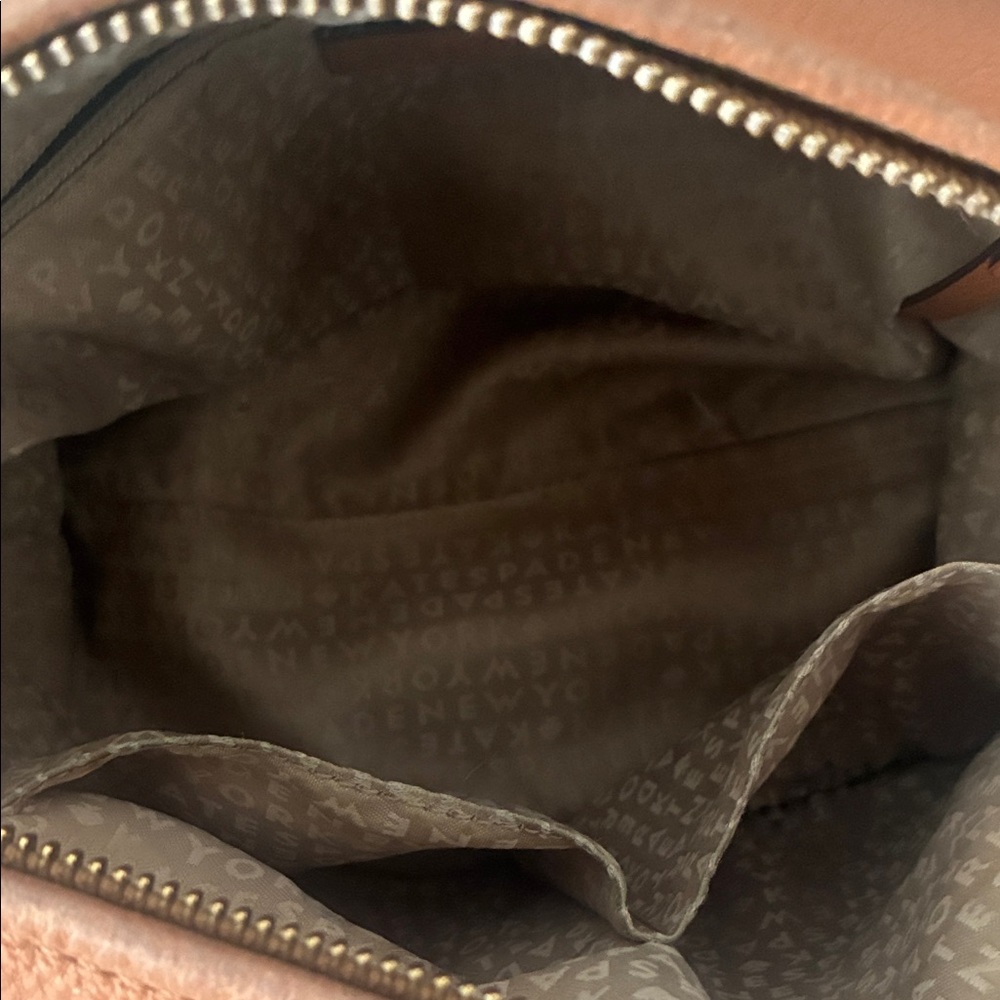 Kate Spade Leather Tan/Brown/Camel Crossbody Bag - Picture 2 of 15